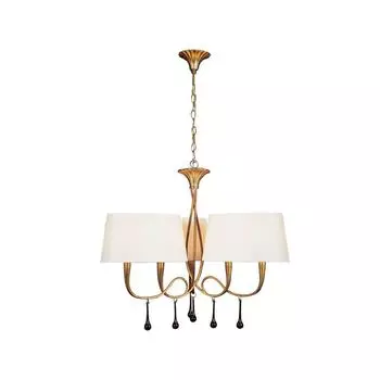 Подвесная люстра Mantra Paola Painted Gold 3540