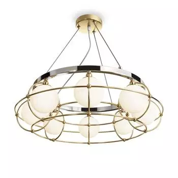 Подвесная люстра Maytoni Carcass MOD312PL-08GCH