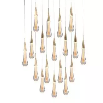 Подвесная светодиодная люстра Kink Light Асмер 07861-18A,33