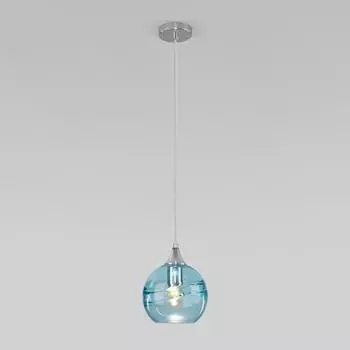 Подвесной светильник Eurosvet Lotus 50221/1 голубой
