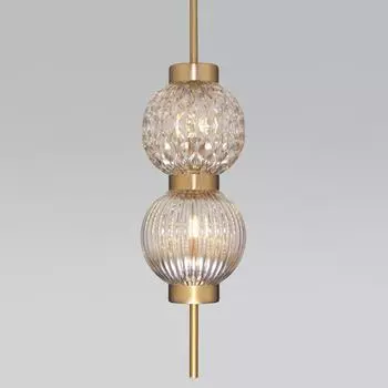 Подвесной светильник Eurosvet Plaza 50186/2 латунь