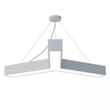 Подвесной светодиодный cветильник Geometria ЭРА Igrek SPO-143-W-40K-056 56Вт 4000К белый Б0050570