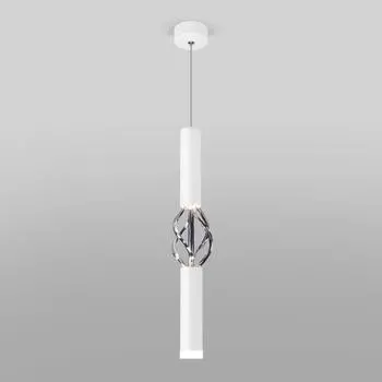 Подвесной светодиодный светильник Eurosvet Lance 50191/1 LED белый/хром