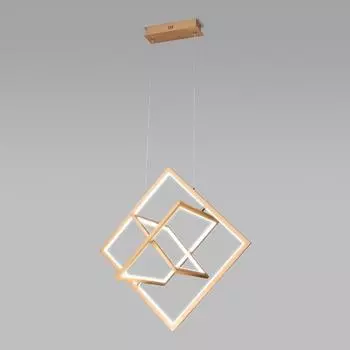 Подвесной светодиодный светильник Eurosvet Maya 90224/3 матовое золото