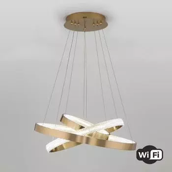 Подвесной светодиодный светильник Eurosvet Smart Posh 90276/3 медный