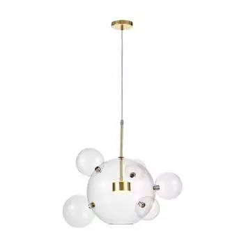 Подвесной светодиодный светильник Lumina Deco Neroni LDP 6016-5+1 GD