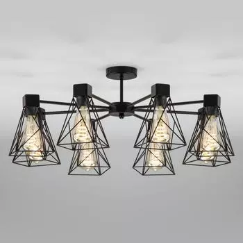 Потолочная люстра Eurosvet 70107/8 черный