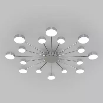 Потолочная светодиодная люстра Eurosvet Nitrino 90242/16 хром