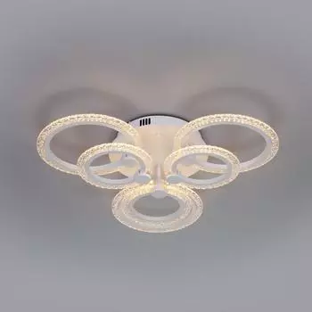 Потолочная светодиодная люстра Eurosvet Wellen 90226/6 белый