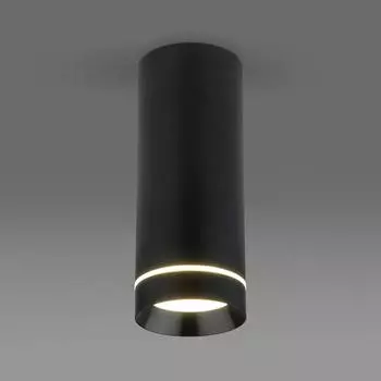 Потолочный светодиодный светильник Elektrostandard DLR022 12W 4200K черный матовый 4690389102967