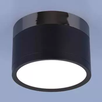 Потолочный светодиодный светильник Elektrostandard DLR029 10W 4200K черный матовый 4690389122019