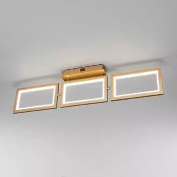 Потолочный светодиодный светильник Eurosvet Maya 90223/3 матовое золото