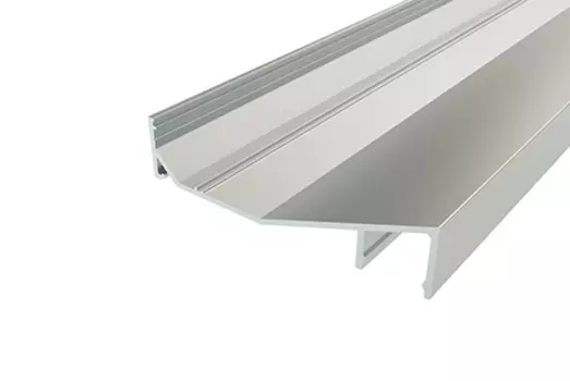 Профиль накладной алюминиевый для карниза LC-LPK-1675-2 Anod