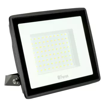 Прожектор светодиодный 2835 SMD 100W 6400K IP65 AC230V/50Hz, черный, LL-922