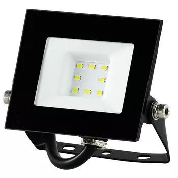 Прожектор светодиодный 2835 SMD 10W 6400K IP65 AC220V/50Hz, черный, LL-918