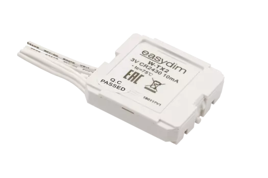 Радио передатчик W-TX2 для установки за выключателями других производителей на 2 зоны