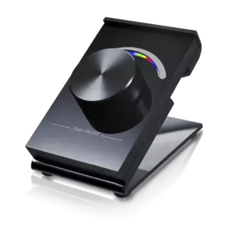 Радио пульт DESK-RGB с валкодером на 1 зону для RGB ленты