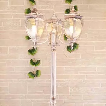 Садово-парковый светильник Elektrostandard Andromeda F/3 GLYF-8024F/3 белое золото 4690389082405