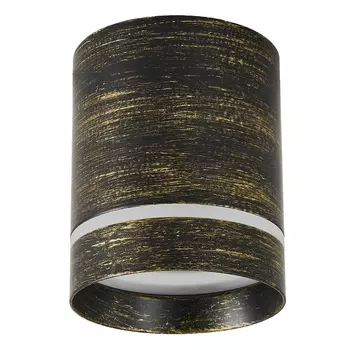 Спот GWL-GX53-M-IP20 Башня Черненое Золото с боковым рассеивателем Черненое Золото