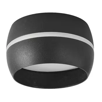 Спот GWL-GX53-M-IP20 Чаша Черный с боковым рассеивателем