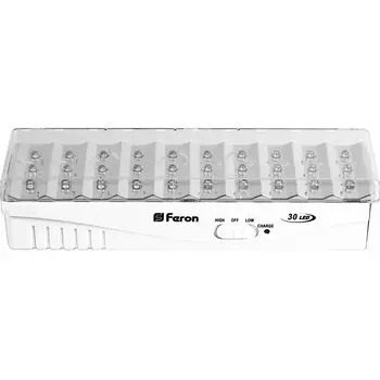 Светильник аккумуляторный, 30 LED DC, белый, EL15