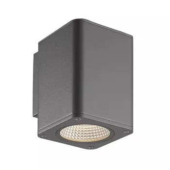 Светильник LGD-EVO-WALL-S100x100-12W Warm3000 (GR, 44 deg, 230V) (Arlight, IP54 Металл, 3 года)
