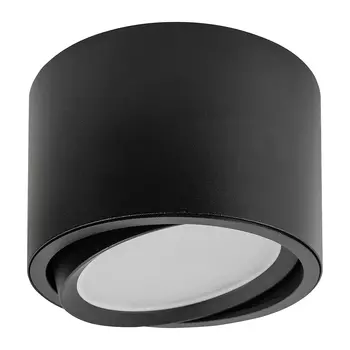 Светильник потолочный 12W, 230V, GX53, черный, HL361