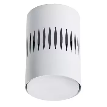 Светильник потолочный 12W, 230V, GX53 и подсветка 1W, 4000K, белый HL349