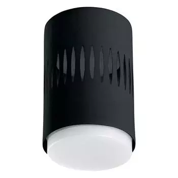 Светильник потолочный Feron HL349 12W, 230V, GX53 и подсветка 1W, 4000K, черный 41460