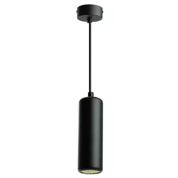 Светильник потолочный Feron ML1841Barrel ECHO levitation MR16 35W, 230V, GU10, чёрный, с антибликовой сеточкой, на подвесе 1,7 м