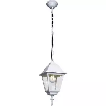 Светильник садово-парковый, 60W 230V E27 белый, 4105/PL4105 (на цепочке 500мм)