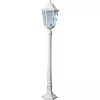 Светильник садово-парковый Feron 6210/PL6210 столб 100W E27 230V, белый 11075