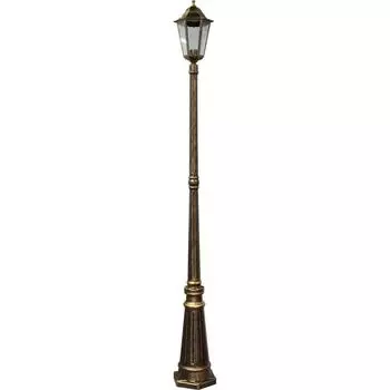 Светильник садово-парковый Feron 6211/PL6211 столб 100W E27 230V, черное золото 11206