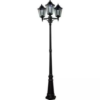 Светильник садово-парковый Feron 6215/PL6215 столб 3*100W E27 230V, черный 11080
