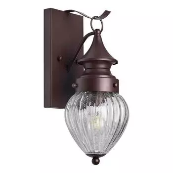Светильник садово-парковый Feron PL540 на стену вниз 60W E27 230V, коричневый 11890