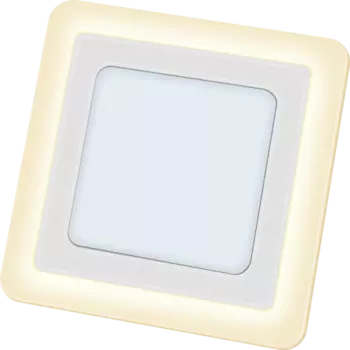 Светильник светодиодный ДВО NLP-SC2-12+3W-WWW-LED (192x192) 12Вт 3300-5300К IP20 опал