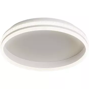 Светильник светодиодный управляемый с пультом, с батарейками 2*ААА, 80W, Max. 4800Lm, 3000К-6500K, IP20, белый AL5880 SHINING RING