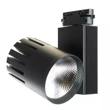 Светильник трековый светодиодный на шинопровод 30W, 2700 Lm, 4000К, 35 градусов, черный, AL105 со встроенным драйвером серия MarketBright