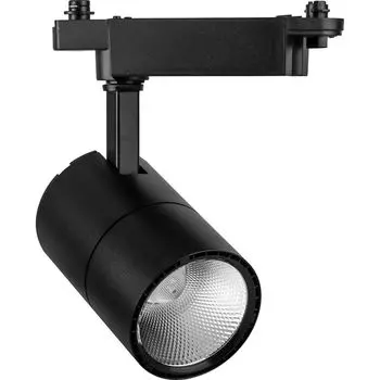 Светильник трековый светодиодный на шинопровод 40W, 3600 Lm, 4000К, 35 градусов, черный, AL103 со встроенным драйвером серия MarketBright
