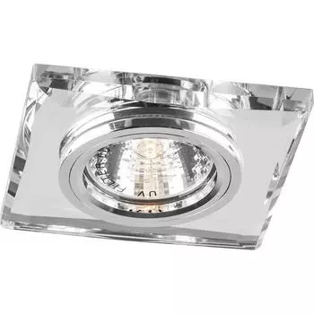 Светильник встраиваемый Feron DL8150-2 потолочный MR16 G5.3 серебристый 18637