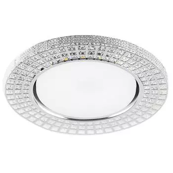 Светильник встраиваемый с белой LED подсветкой Feron CD4028 потолочный GX53 без лампы прозрачный 32651