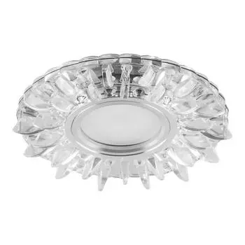 Светильник встраиваемый с белой LED подсветкой Feron CD911 потолочный MR16 G5.3 прозрачный