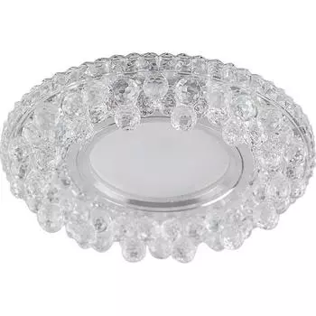 Светильник встраиваемый с LED подсветкой Feron CD941 потолочный MR16 G5.3 прозрачный