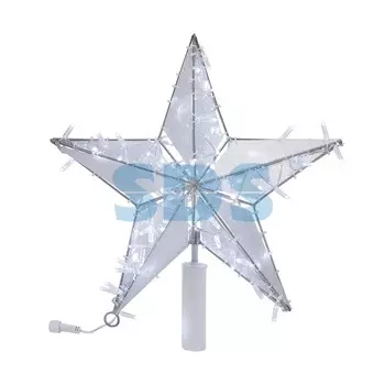 Светодиодная фигура «Звезда» 50 см, 80 светодиодов, с трубой и подвесом, цвет свечения белый NEON-NIGHT