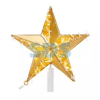 Светодиодная фигура «Звезда» 50 см, 80 светодиодов, с трубой и подвесом, цвет свечения теплый белый NEON-NIGHT