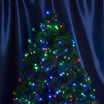 Светодиодная гирлянда Feron CL10 линейная 20м + 3м 230V мультиколор, зеленый шнур