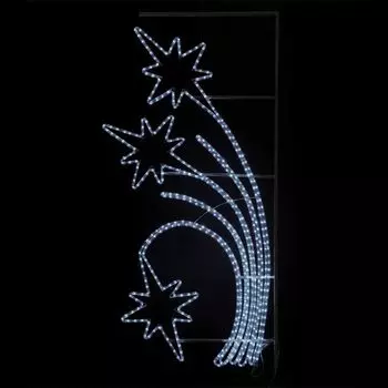 Светодиодная Консоль "Салют" 95 x 170 см, Белая, 220В