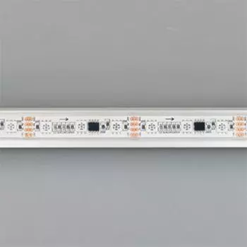 Светодиодная лента герметичная DMX-PFS-B60-12mm 12V RGB-PX3 (14 W/m, IP68, 5060, 5m) (Arlight, бегущий огонь)