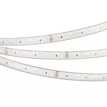 Светодиодная лента герметичная RTW-PS-B60-12mm 24V RGB (14.4 W/m, IP67, 5060, 5m) (Arlight, 14.4 Вт/м, IP67), 021400(2)