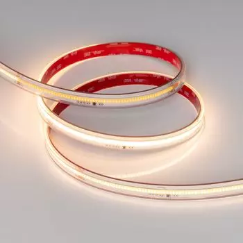 Светодиодная лента герметичная SPI-COB-PS-X378-14mm 24V Warm2700-PX63-BPT (7 W/m, IP67, 5m) (Arlight, бегущий огонь)